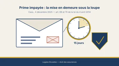 Prime impayée : les conditions de la mise en demeure pour suspendre l’assurance Prime impayée : les conditions de la mise en demeure pour suspendre l’assurance